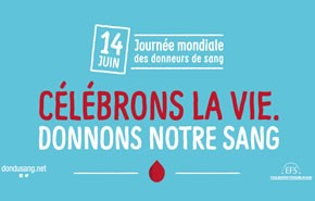 EFS, Journée Mondiale des Donneurs de Sang